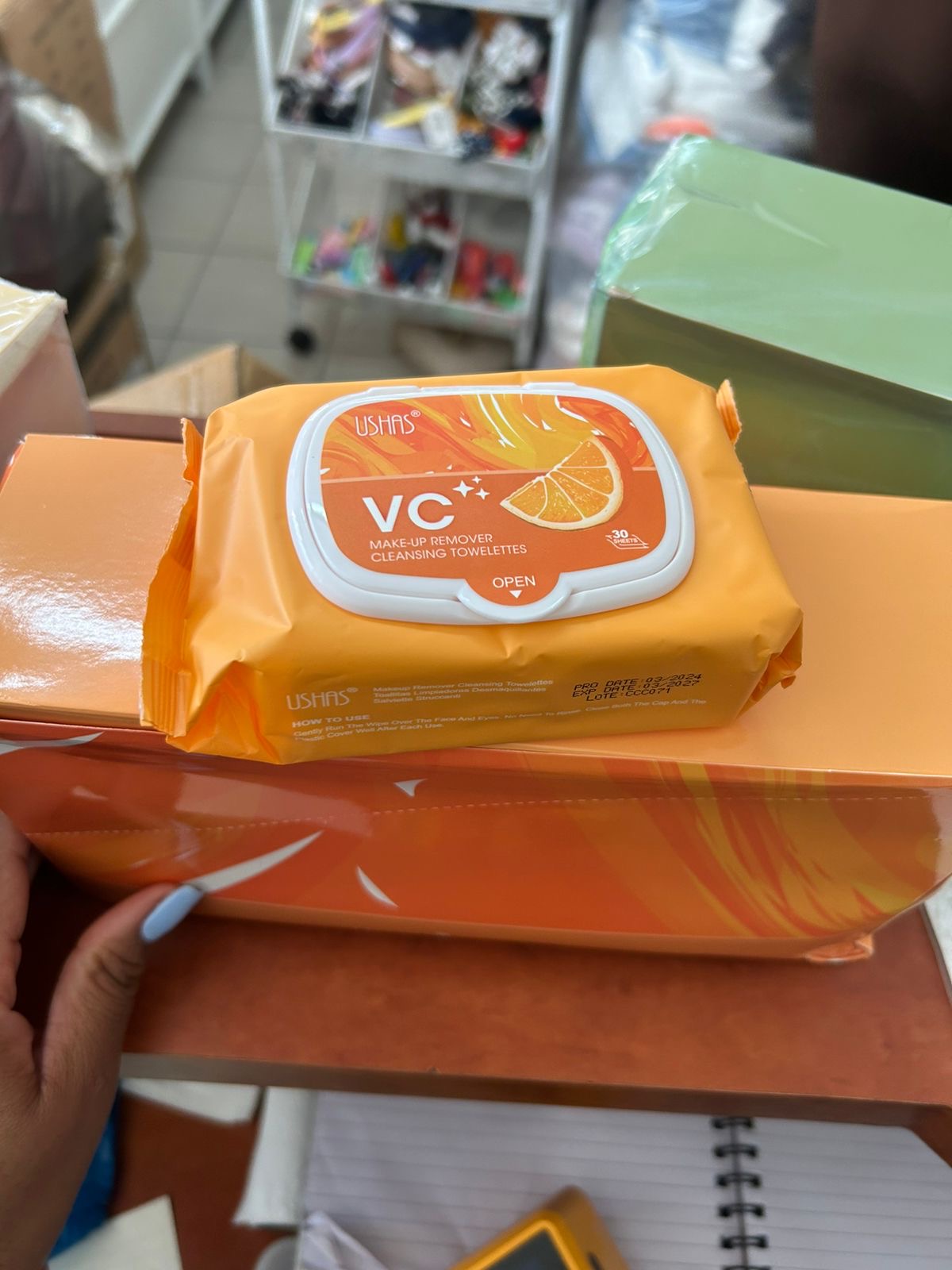 Make up remover wipes