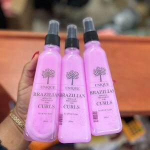 Brazilian curly spray